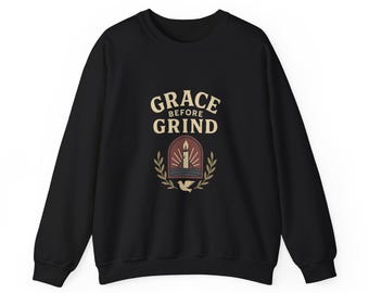Christian Sweatshirt for Women, Faith Gift for Her, Quiet Inspirational Prayer Pullover