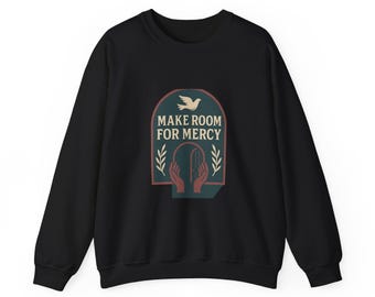 Christian Sweatshirt for Women, Faith Gift for Her, Quiet Inspirational Prayer Pullover