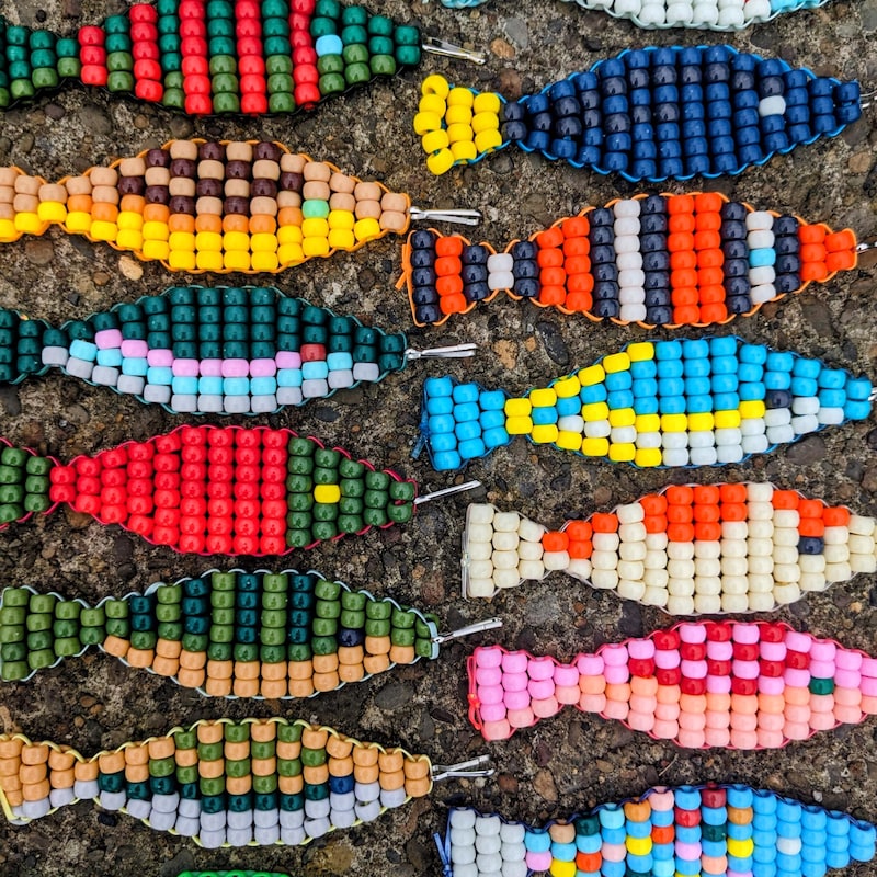 Beaded Fish Pattern Pony Bead Fish Pattern - Etsy