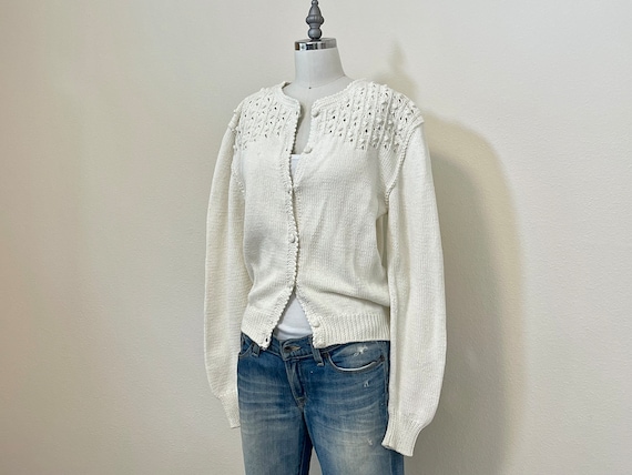 Vintage 80s Ralph Lauren Sweater, 1980s Hand Knit… - image 3