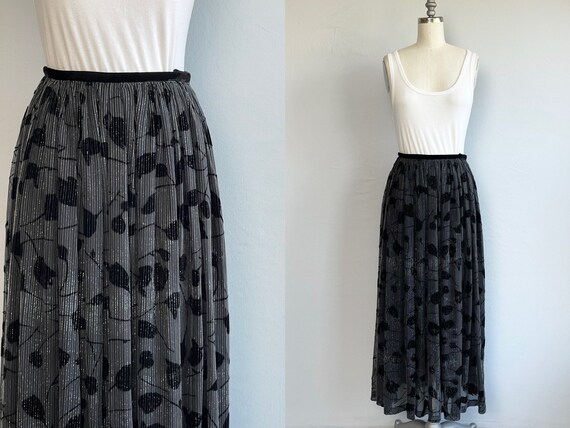 1980s silk skirt cheap