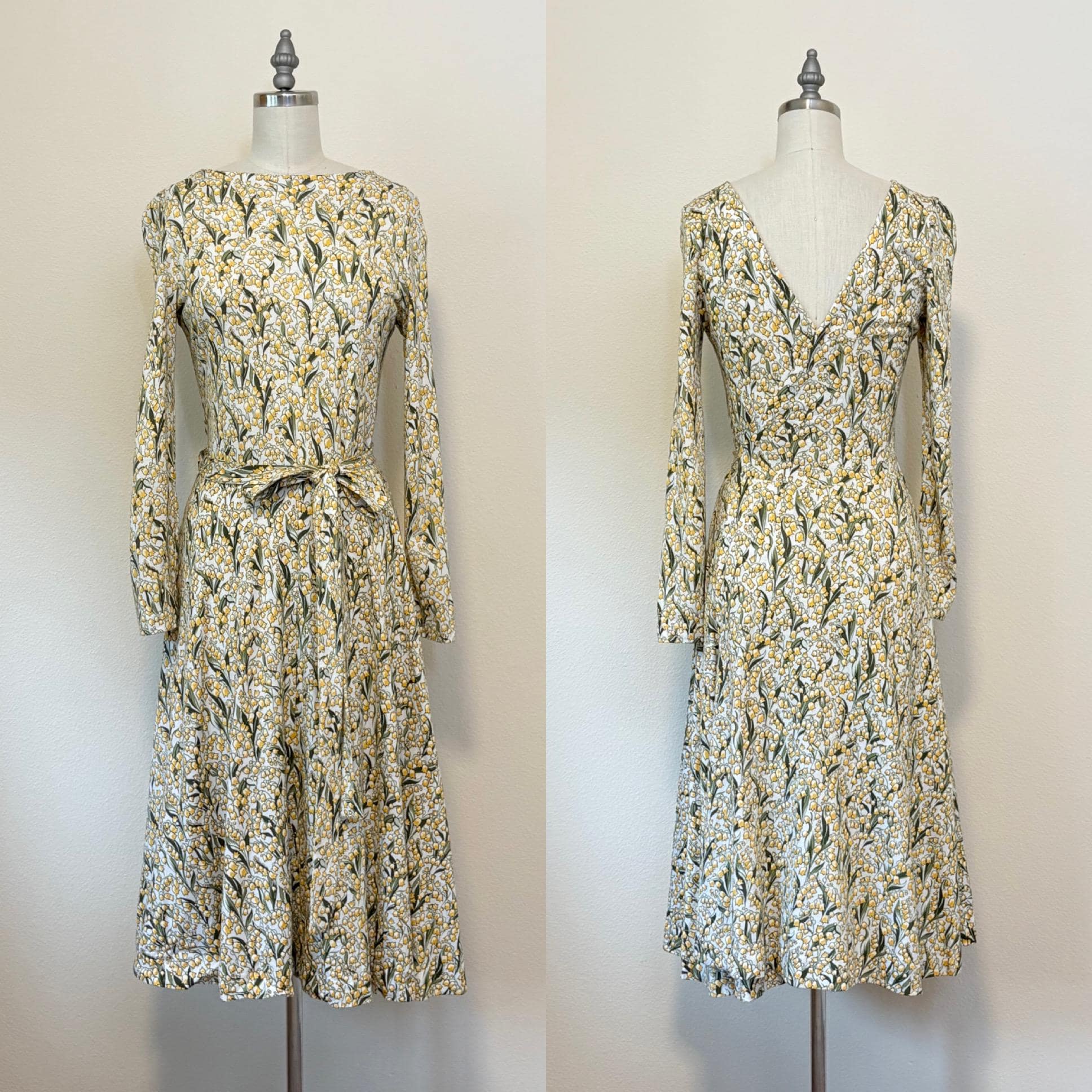 Diane Von Furstenberg Sz 2 Wrap Dress New Jeanne Two