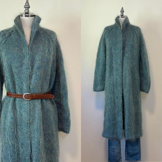 Vintage mohair blue coat - Gem Vintage mohair blue coat - Gem