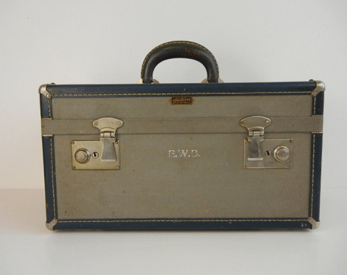 Vintage Hartmann Train Case / 1940s Overnight Luggage Cosmetic Etsy