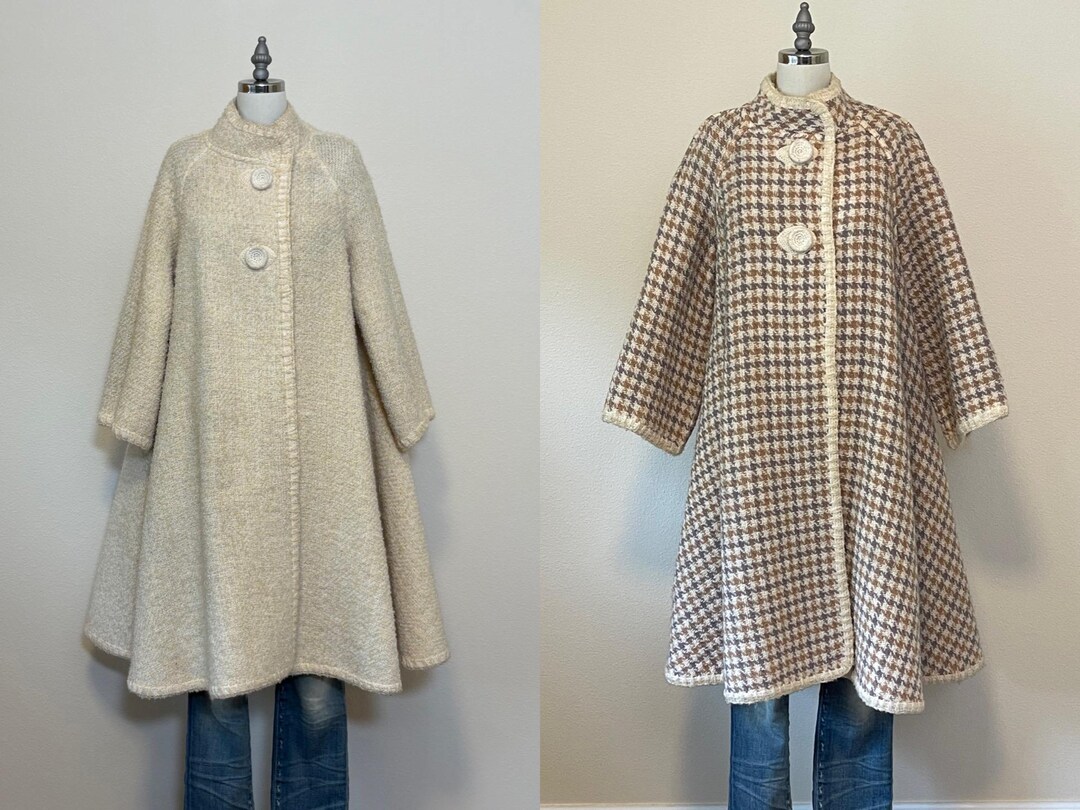60s Boucle Cream Coat main image 1