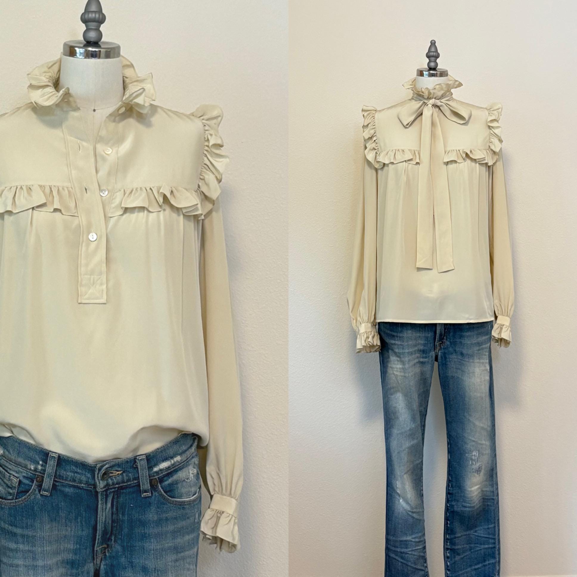 Ysl blouse - Etsy 日本
