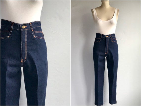 Vintage 80s Gitano Jeans / 1980s High Waist Dark D