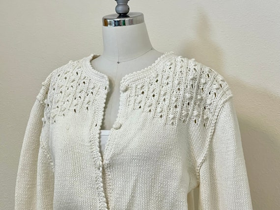 Vintage 80s Ralph Lauren Sweater, 1980s Hand Knit… - image 4