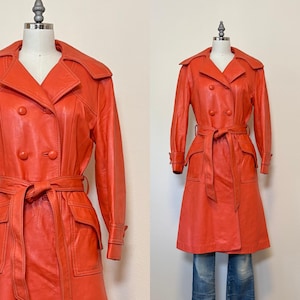 70s Trench Coat - Etsy