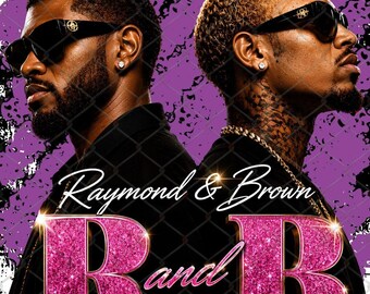 Raymond & Brown Tour 2026, Usher x Chris Brown Tshirt Design ( Digital Download)