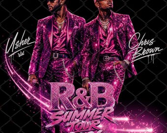 Raymond & Brown Tour 2026, Usher x Chris Brown Tshirt Design ( Digital Download)