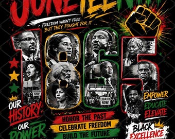 Juneteenth de 1865, Historia Afroamericana PNG (Descarga digital)