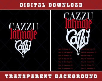 Cazzu Latinaje, gira por Norteamérica 2026 PNG (descarga digital)