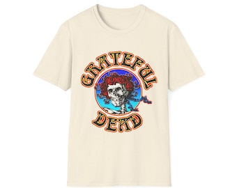 Koszulka Grateful Dead z czaszką | Logo psychodelicznego zespołu