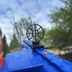 Nerf compatible anti aircraft style sight. Two sizes