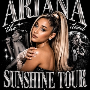 Diseño de camiseta PNG de la gira de Ariana Grande 2026 (Descarga digital)