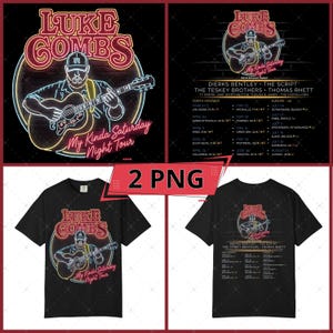Luke Combs Concert PNG, Country Music T-Shirt Design (Digital File)