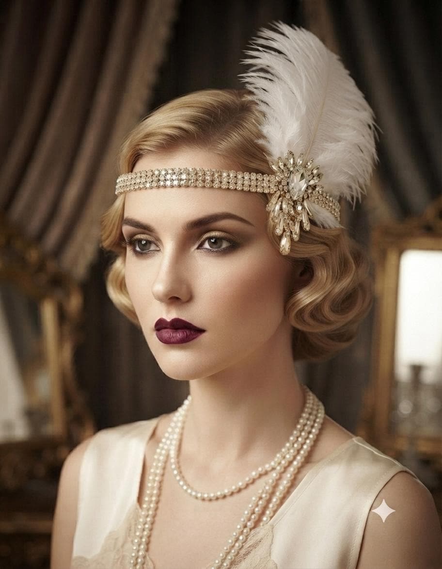 1920s hair accessory - Etsy 日本