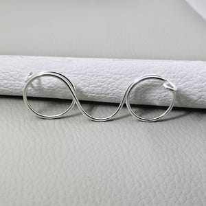 Anillo de plata esterlina Buddy Splint: Anillo de apoyo para la artritis reumatoide y el síndrome de Ehlers-Danlos, regalo de boda para ella.