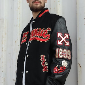 Ac milan varsity jacket - Etsy 日本