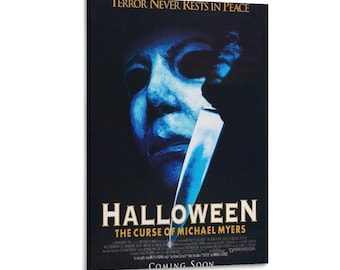 HALLOWEEN 6 The Curse of Michael Myers Canvas Wall Art Poster Print Home Decor Poster