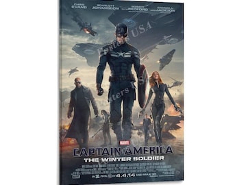 Captain America Winter Soldier Movie Canvas Wall Art Poster Print Home Decor Poster