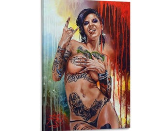 BONNIE ROTTEN Rick Melton Canvas Wall Art Poster Print Home Decor Poster
