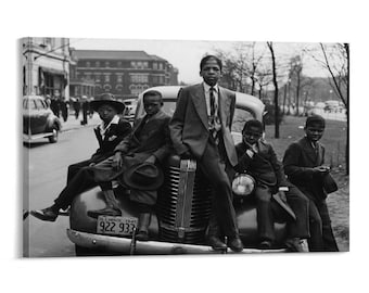 Chicago Boys Russell Lee Canvas Wall Art Poster Print Home Decor