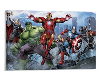 Captain America superhelt Canvas Wall Art Poster Print Home Decor Posters