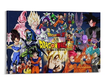 Dragon Super Goku Canvas Wall Art Poster Print Home Decor Posters