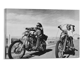 EASY RIDER motorcycle film Canvas Wall Art Poster Print Home Decor Posters