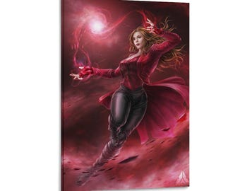 Avengers Infinity war Scarlet witch Canvas Wall Art Poster Print Home Decor Poster