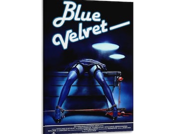 BLUE VELVET Canvas Wall Art Poster Print Home Decor Poster