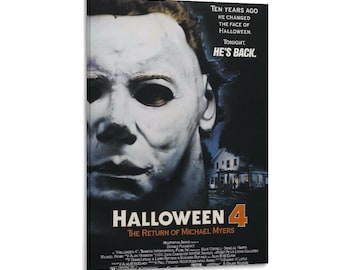 HALLOWEEN 4 The Return of Michael Myers Canvas Wall Art Poster Print Home Decor Poster