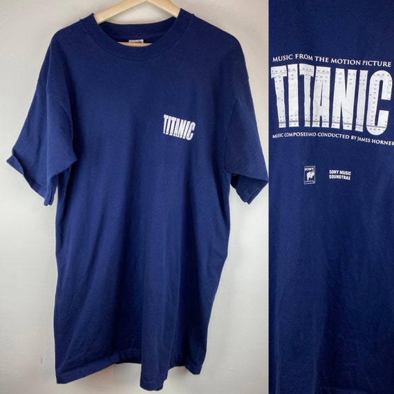 Vintage 1997 Titanic Soundtrack Movie T-Shirt 90s