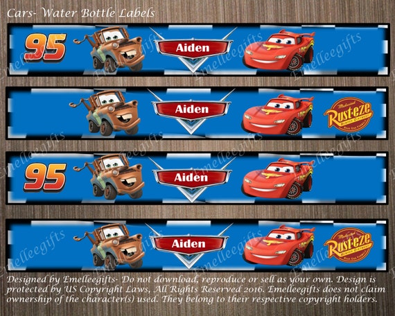 rayo mcqueen agua
