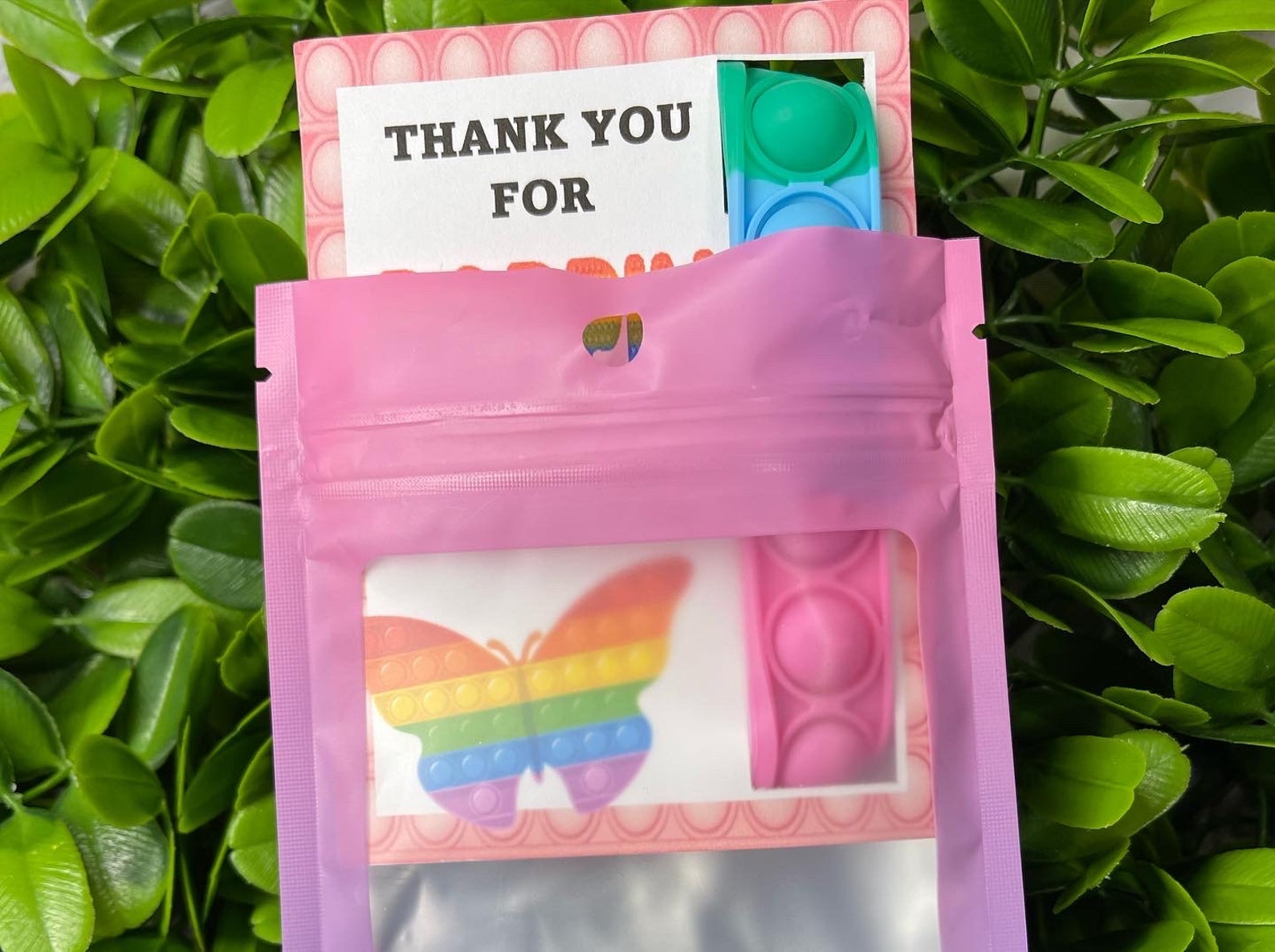 Fidget Bracelet Favor Bags Pop It Bracelet Party Favor Etsy