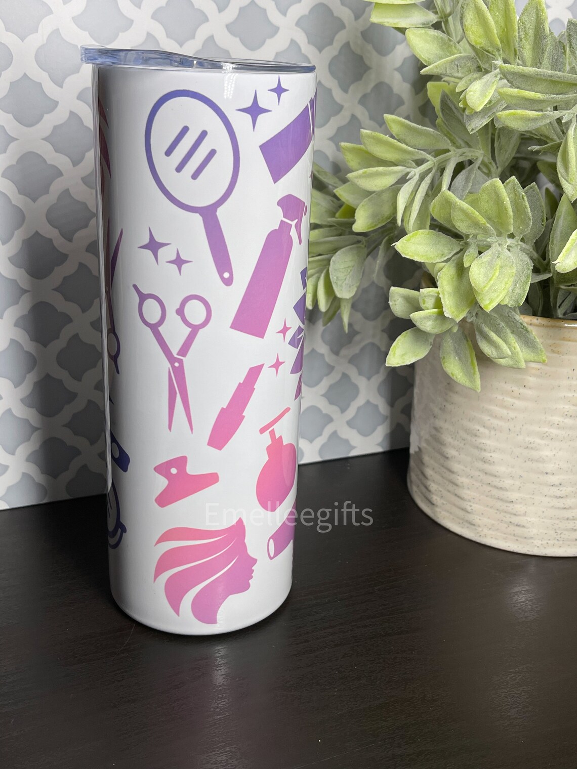 20oz Skinny Hairstylist Tumbler Hairstylist Tumbler Etsy