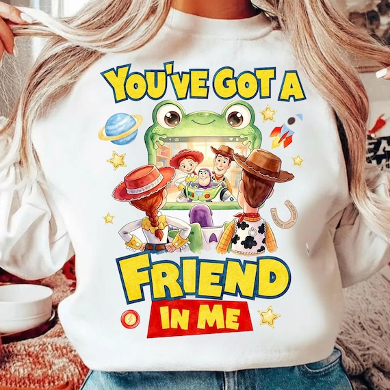 Youre Got Friend In Me Cartoon Toys Characters Bundle, Kids Birthday Number 5 Sublimation Design, Cowboy Space Hero Tshirt Clipart PNG