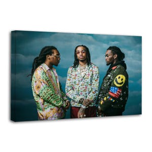 Migos Quavo Takeoff Offset Album Cover Schilderen Op Canvas Wall Art Poster Foto Print Woonkamer Muren Decor Thuis Posters