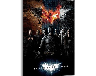 Dark Knight Trilogy Bat man Painting On Canvas Wall Art Poster Picture Print Living Room Walls Decor Home Posters