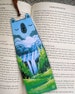 Spirit Bear Bookmark, Illustrated bookmark,  unique bookmarks, nature, bear art, reading, stationery, paper goods, books, 