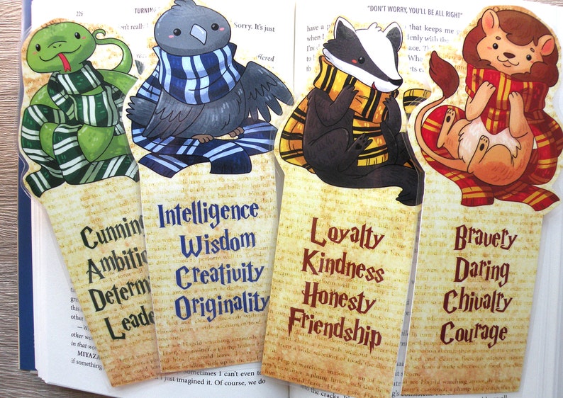 harry potter bookmark artistic bookmark ravenclaw etsy