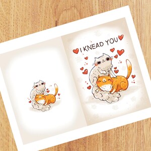 Cat Card Digital Download, Printable 5 by 7 Card, Cat Card - Etsy