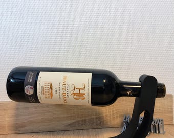 Magic Balancing Wine Bottle Holder - Gravity Defying Wine Rack - 3D Printed - Host Gift - Wine Lover Gift - Handmade in France