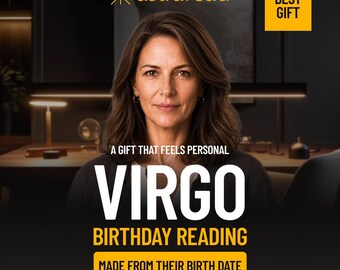 Virgo Season Birthday Reading PDF | Personalized Birth Date Report for a Virgo, Custom Zodiac Gift & Self Discovery (Digital Download)