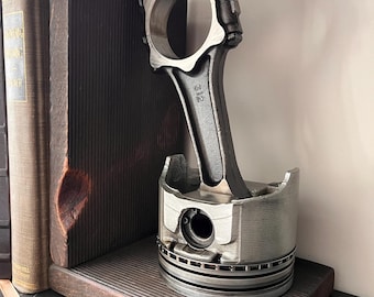 Upcycled Piston Bookend Set
