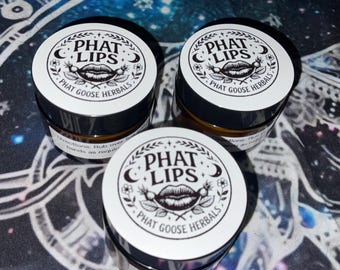 Phat Goose Herbals: Lip balm. Rose hips infused in avocado oil + beeswax + Vitamin E. Natural. Handmade. Lip care. Herbal.