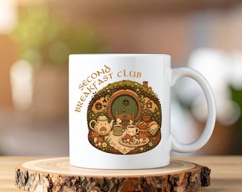 Zweiter Frühstücksclub Becher | Herr der Ringe Becher | Der Hobbit Becher | Herr der Ringe Geschenk