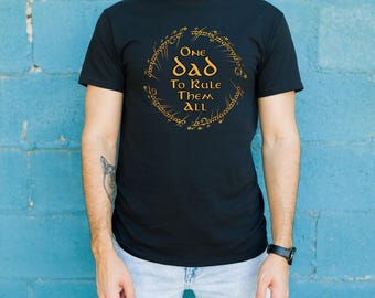 Ein Vater, sie alle zu ordnen T-Shirt | Herr der Ringe T-Shirt | Herr der Ringe Tee